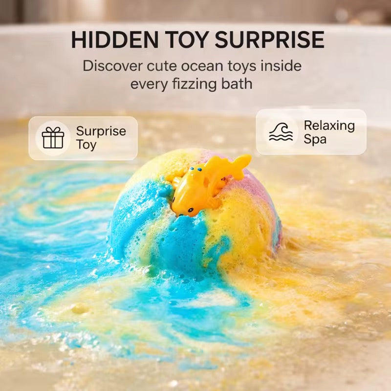 12- piece Ocean Surprise Toy Bath Bomb SET